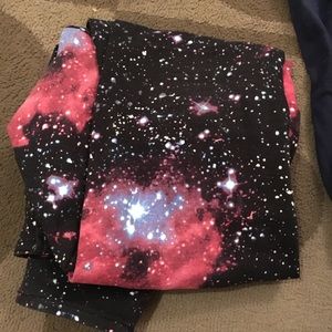 Galaxy Print Jeggings